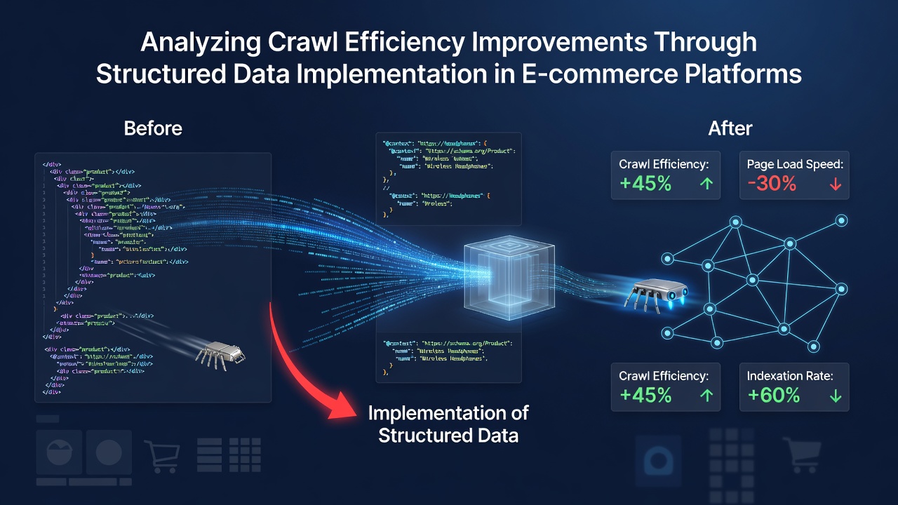 Analyzing Crawl Efficiency Improvements Through Structured Data Implementation in E-commerce Platforms